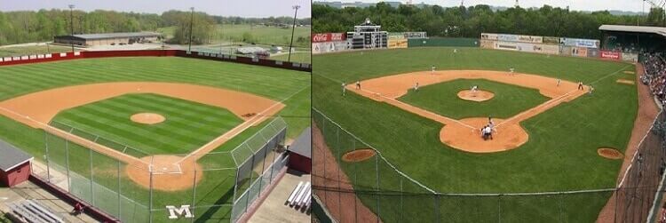 Difference Between College and High School Baseball Fields